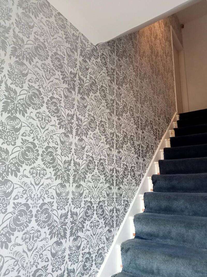 wallpaper hanging Chelsea, SW3